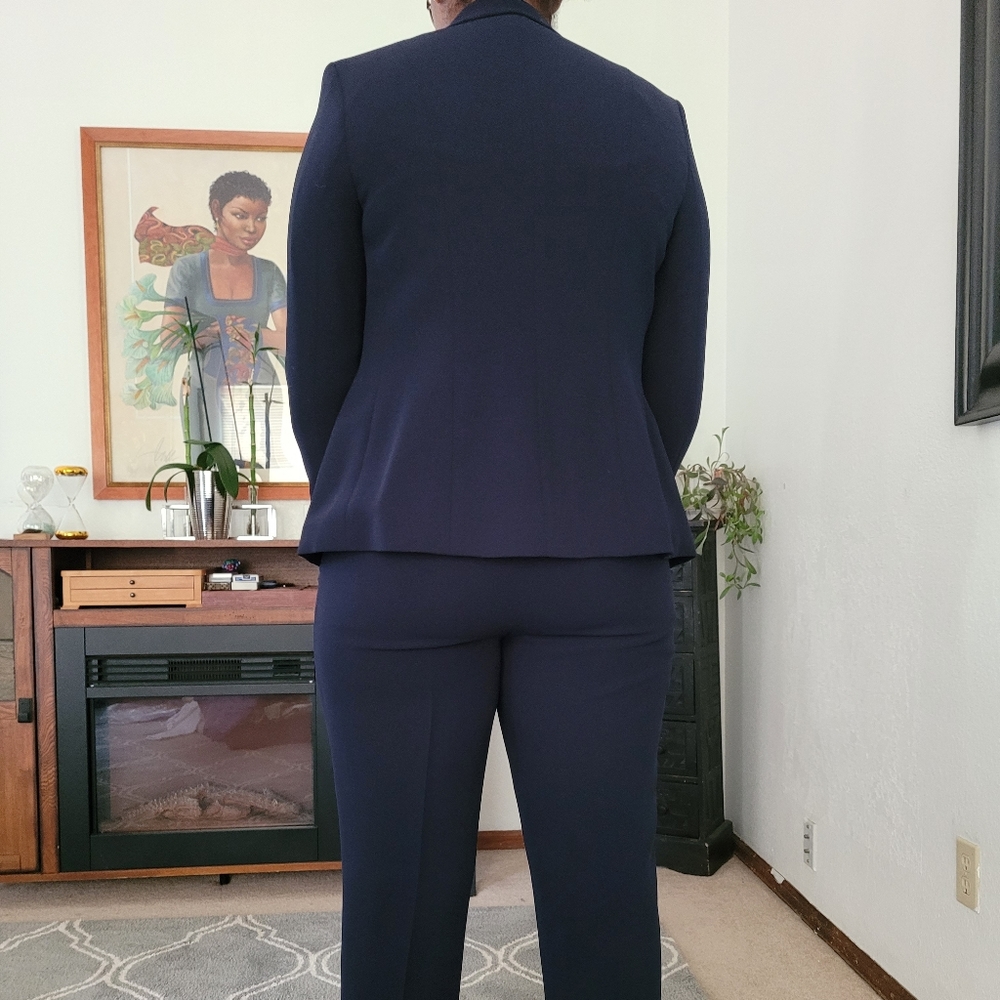 Navy dress pants and blazer